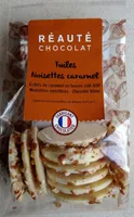 Tuiles noisettes caramel