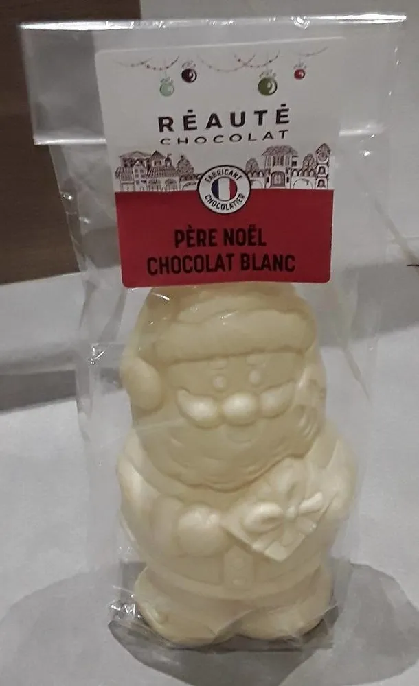 Père noël chocolat blanc
