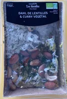 Dahl de lentilles et curry vegetal
