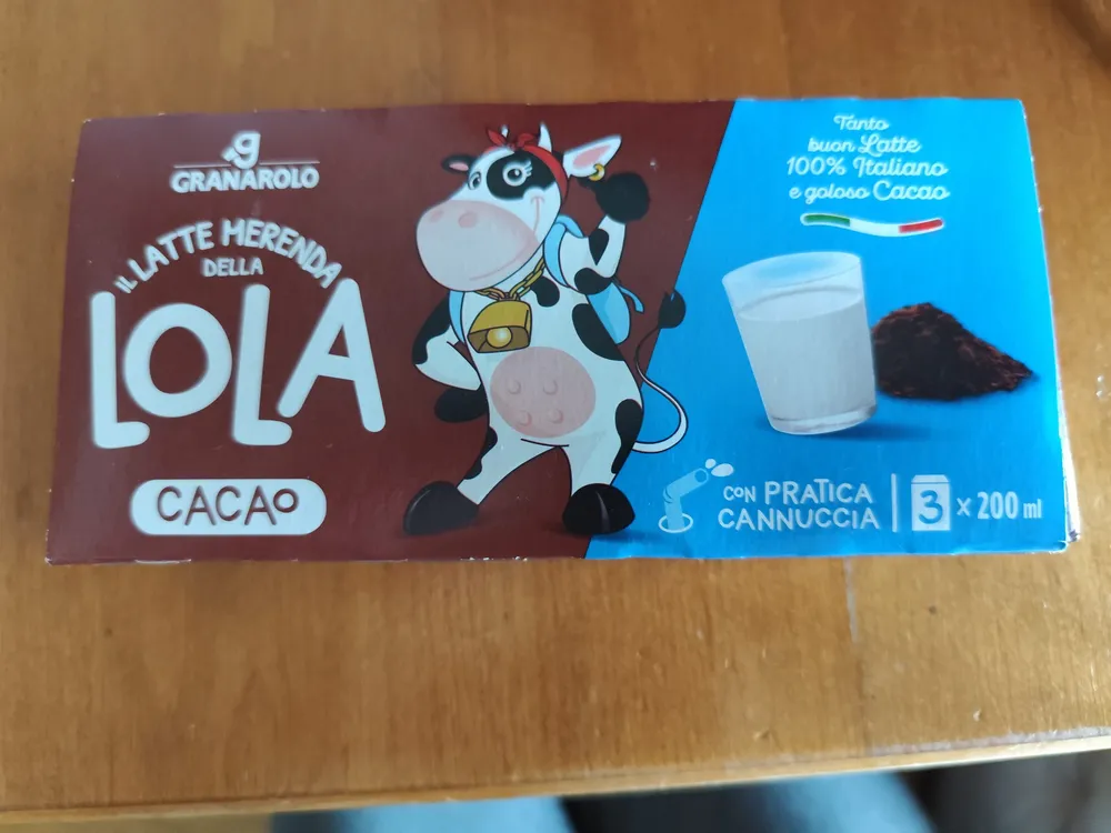 Latte merenda della Lola