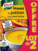 Velouté de potiron à la crème fraîche (lot de 2)