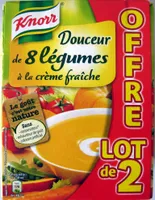 Douceur de 8 légumes à la crème fraîche (lot de 2)