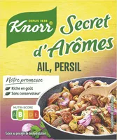 Knorr Secret d'Arômes Bouillon Ail Persil 9 Tablettes 90g