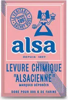 Levure Chimique, 6 Fois 11 Grammes, Marque Alsa