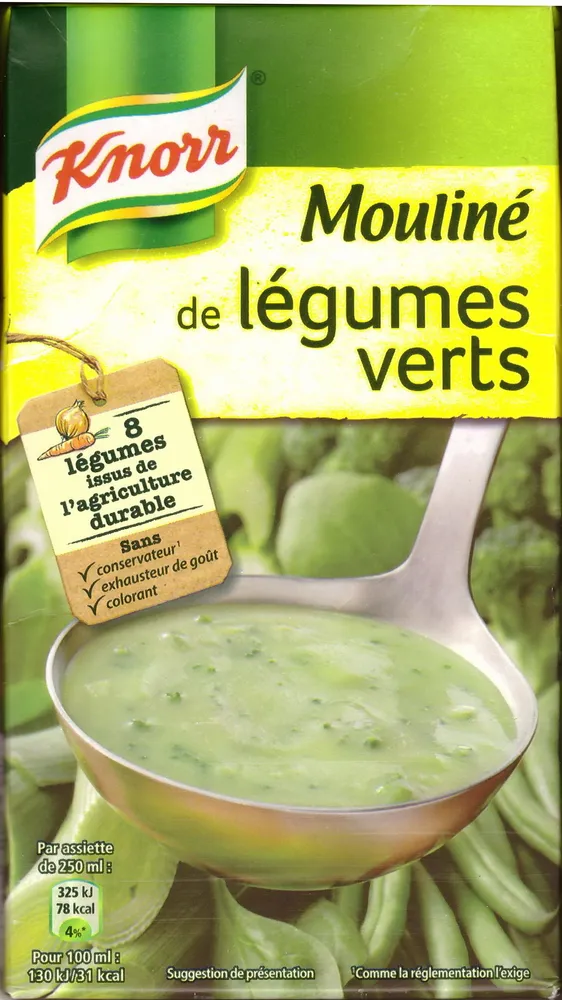 Mouliné de légumes verts Knorr