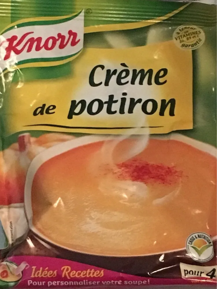 Crème de potiron