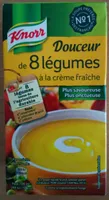 Douceur de 8 légumes à la crème fraîche