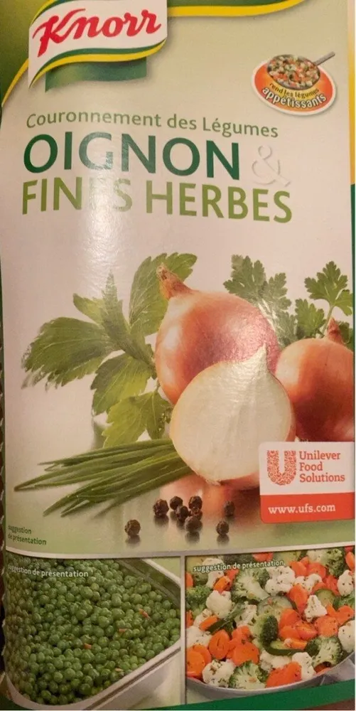 Couronnement Des Légumes Oignon Et Fines Herbes