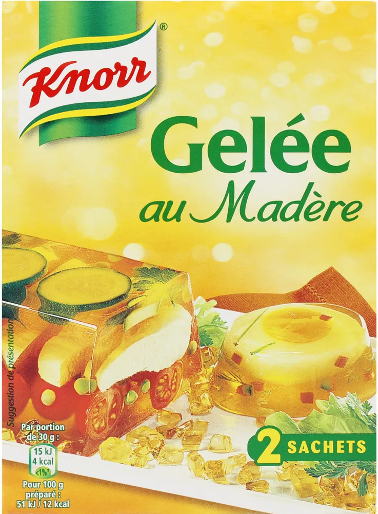 Knorr Gelée Madère 2 Sachets 52g