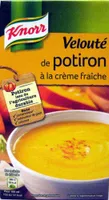 Velouté de potiron à la crème fraîche