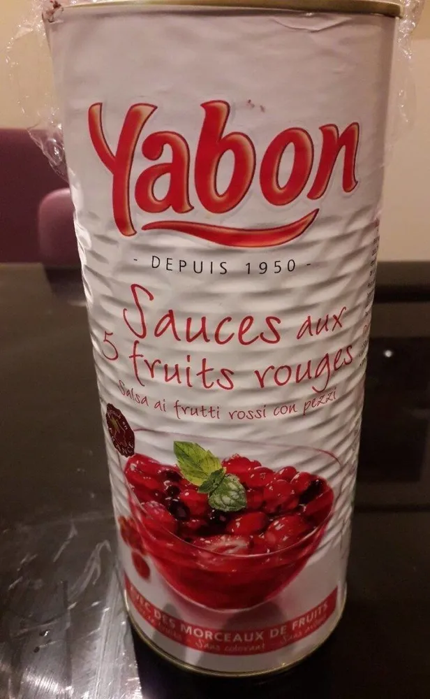 Sauces aux 5 fruits rouges