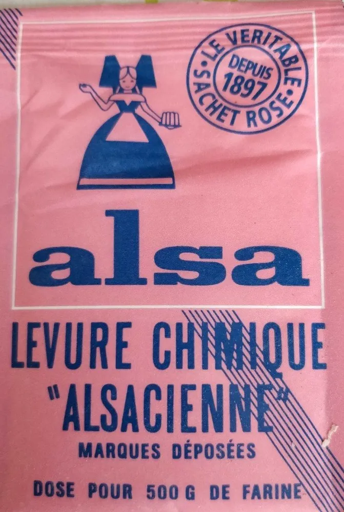 Levure Chimique, 10 Sachets, Marque L'alsacienne