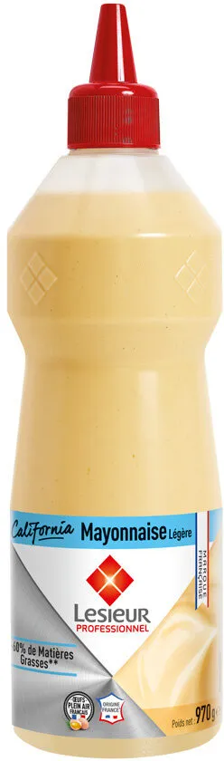 970ML Sauce Mayonnaise Légère Californienne Lesieur