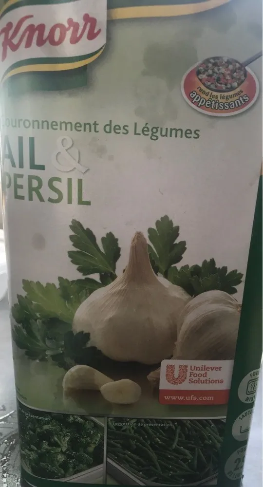 Couronnement Des Légumes Ail Et Persil