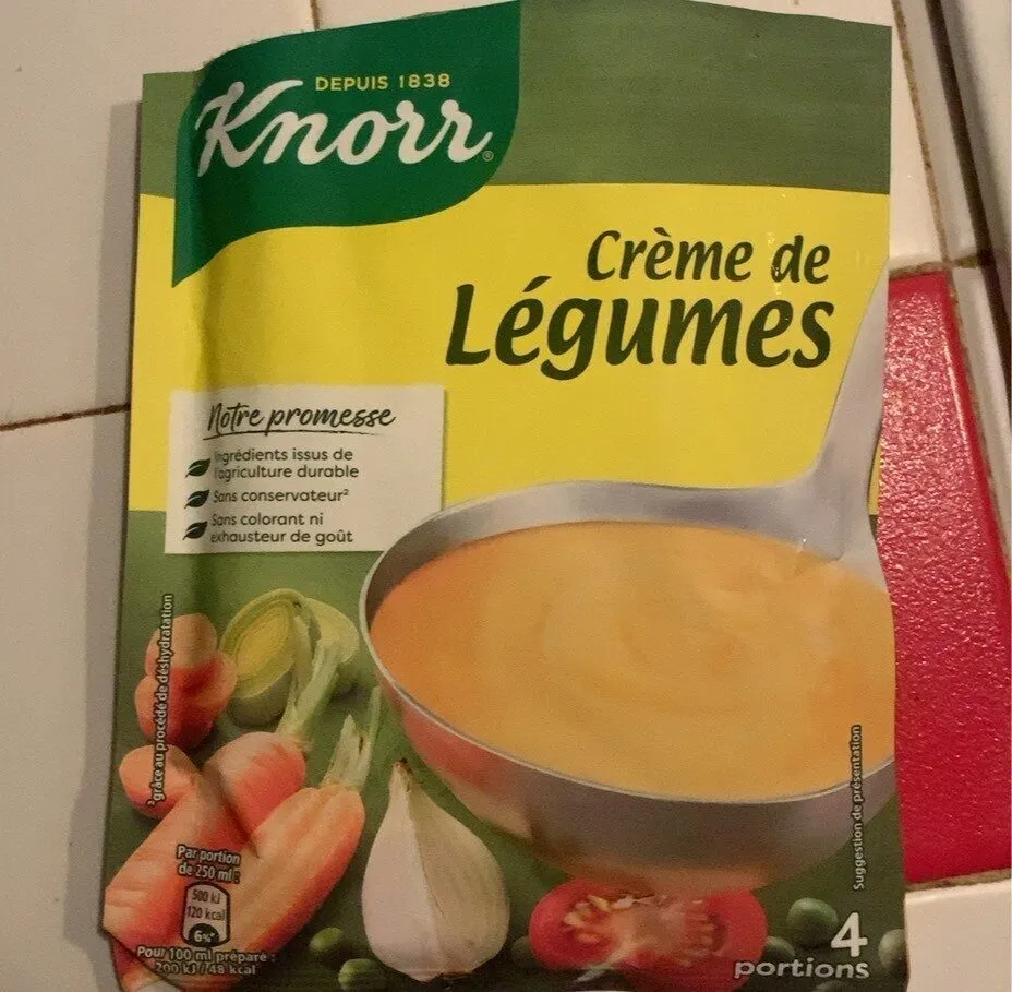 Crème de légumes