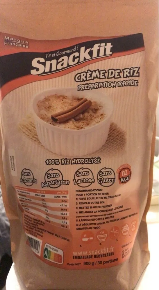 Crème de riz