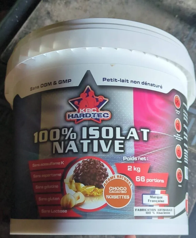 Whey Isolate Native Choco Noisettes