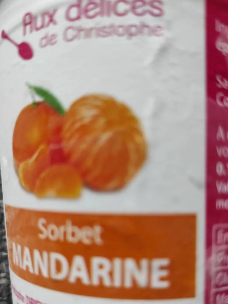 Sorbet mandarine