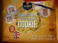 High protein salted caramel cookie
