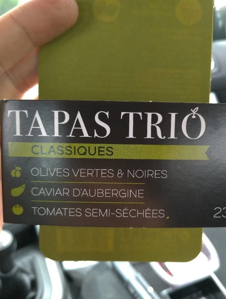 Tapas trio classiques