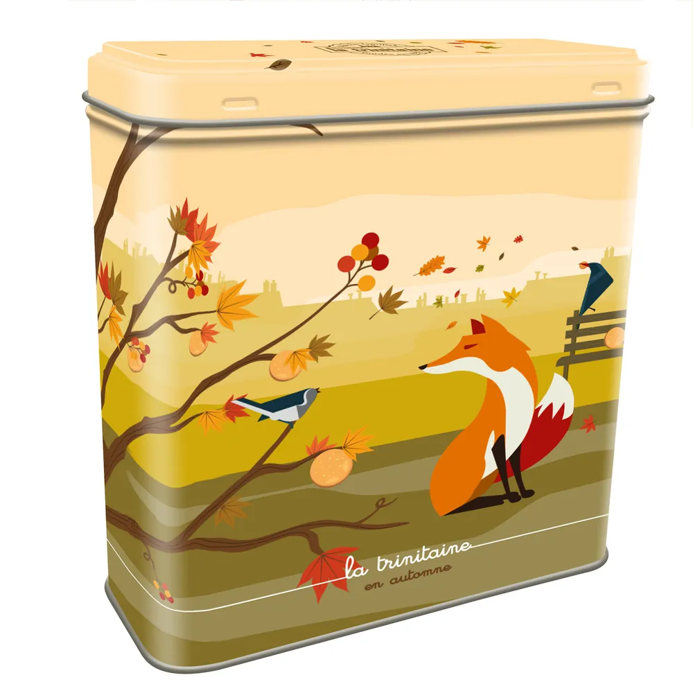 Coffret rectangle galettes et palets bretons pur beurre