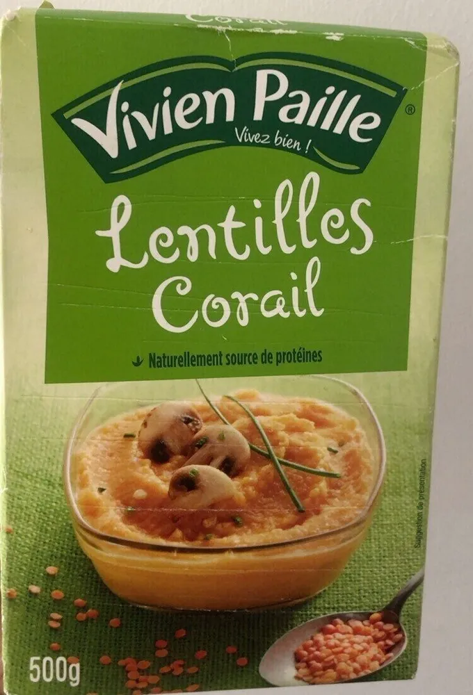 Lentilles corail