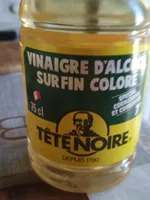 Tete Noire, Vinaigre d'alcool surfin colore 7°, la bouteille de