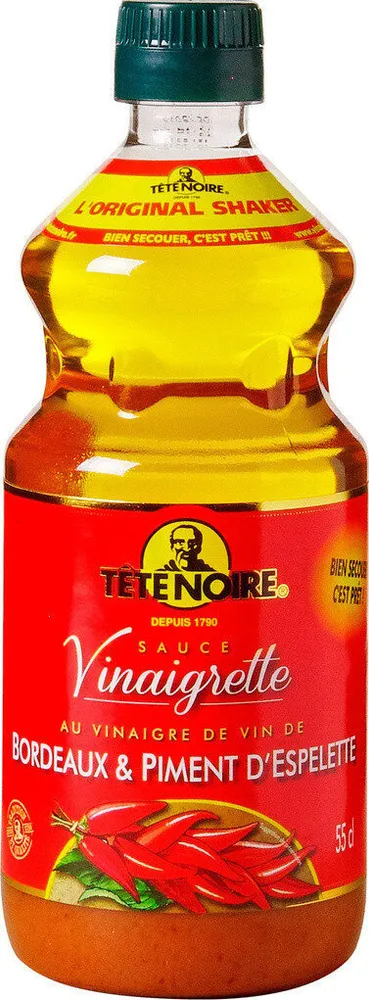 Sauce Vinaigrette au vinaigre de vin de Bordeaux & Piment d'Espelette