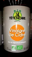 Vinaigre de cidre Tête Noire Bio