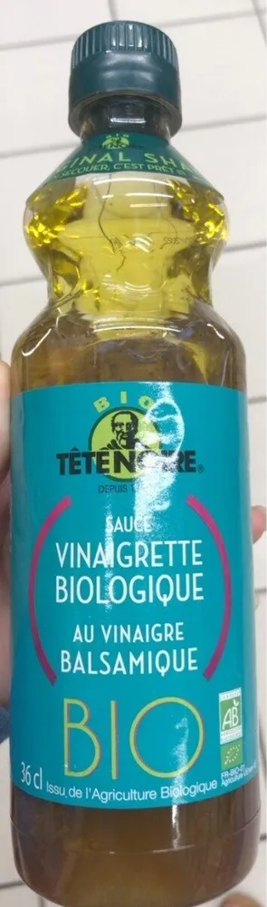Sauce vinaigrette biologique au vinaigre balsamique
