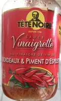 Vinaigrette bordeaux et piment d’espelette