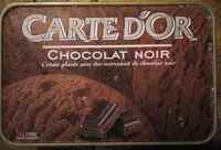 Glace au chocolat noir