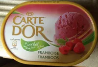 Sorbet framboise plein fruit