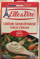 Crème semi épaisse