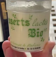 Dessert bio lacte