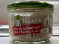Fleurette de chou-fleur riz et boeuf au romarin