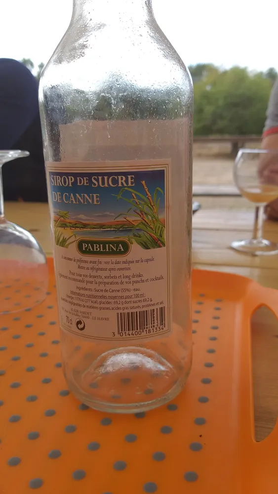 SIROP DE SUCRE DE CANNE