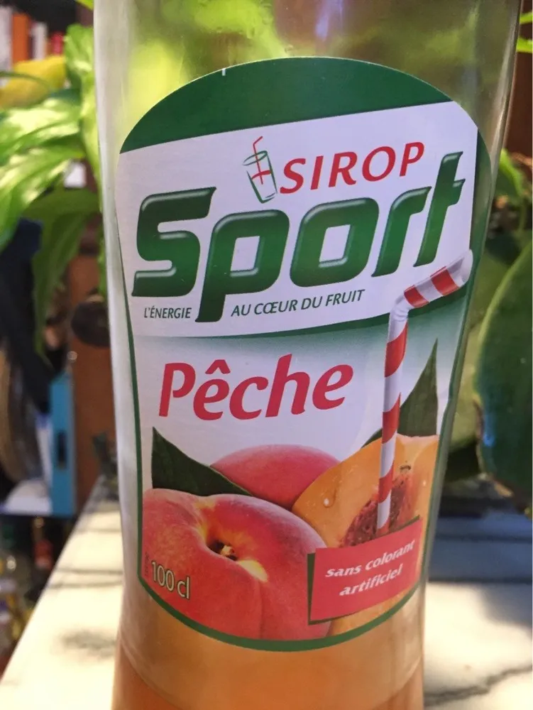 Sirop sport peche