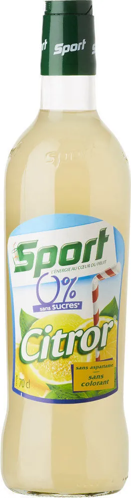 Sirop de citron 0% de sucre