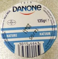 Yaourt nature au lait entier