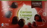 Cerises liqueur chocolat noir