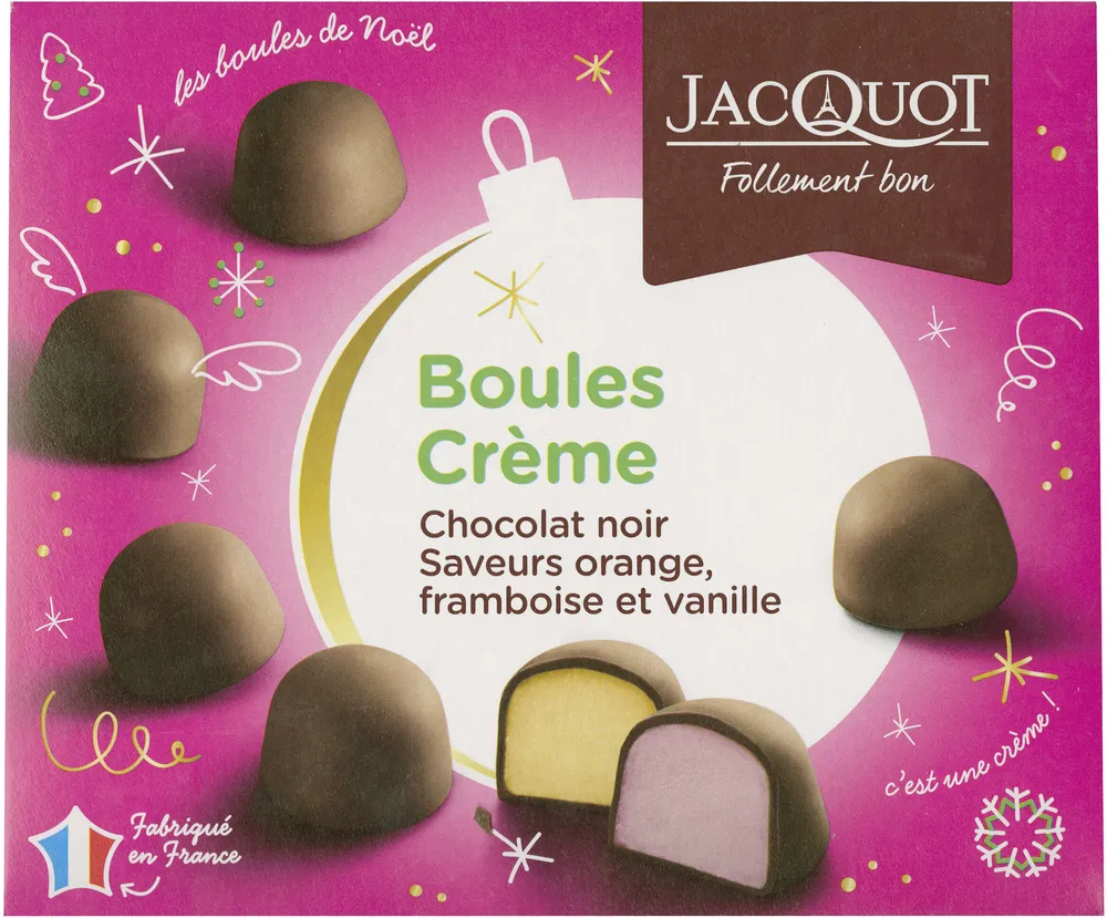 Boules Crème - Chocolat noir