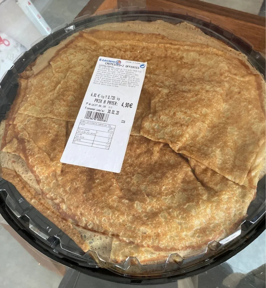 Crêpe sucré