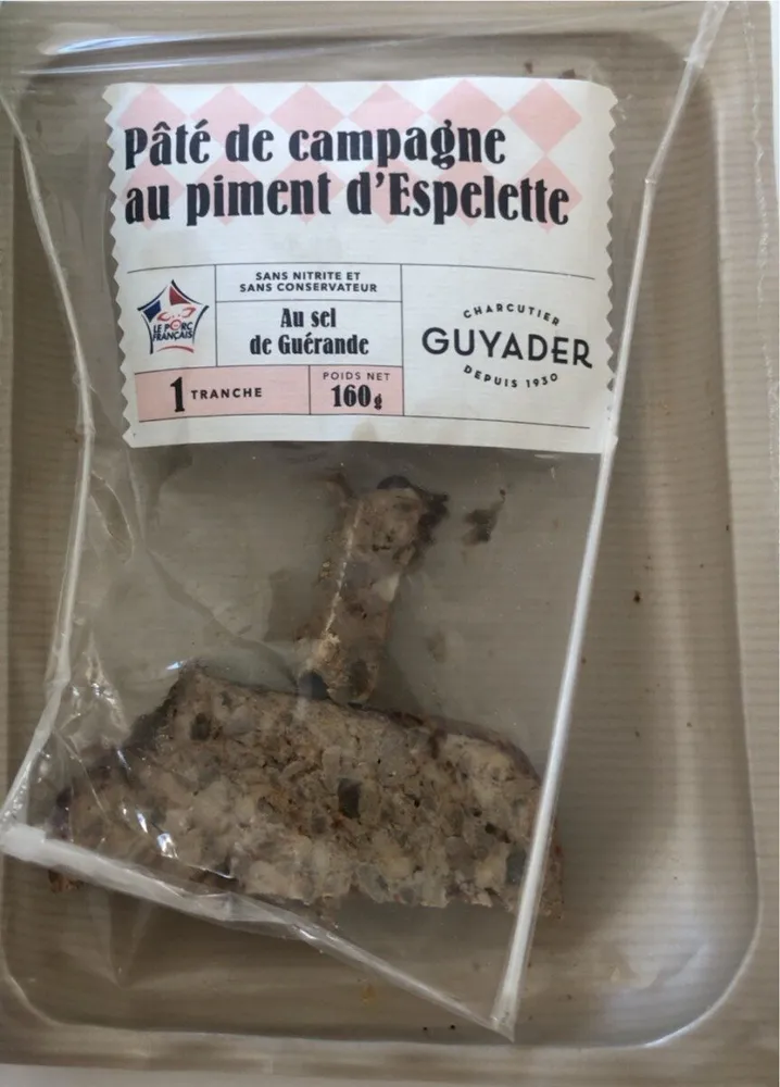 Pâté de campagne au piment d’Espelette