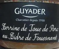 Terrine de joue de porc au cidre de Fouesnant