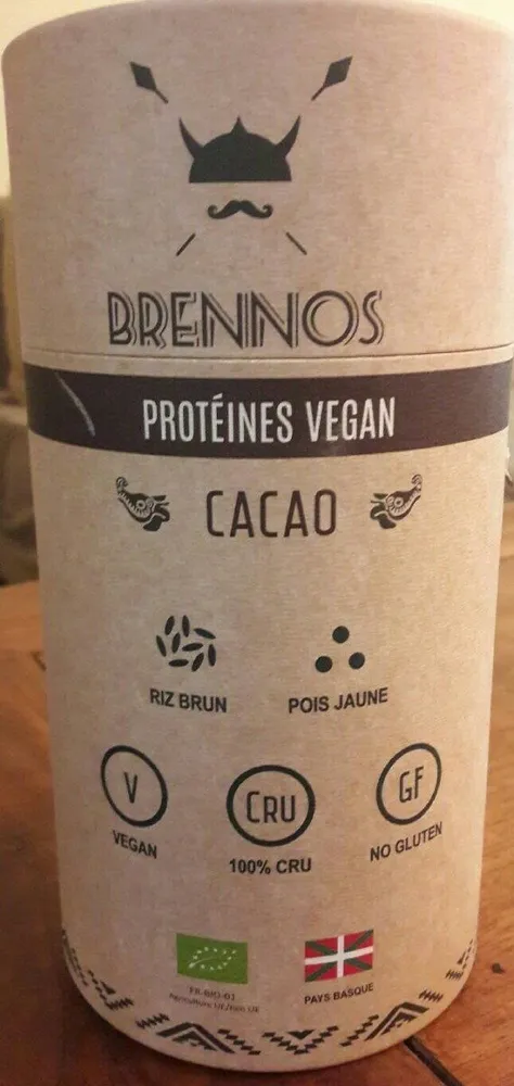 Protéines vegan cacao