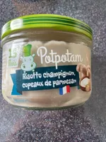 Risotto d'asperge et champignons copeaux de parmesan