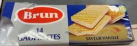 14 Gaufrettes saveur vanille