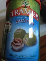 Olives vertes farcies aux anchoix