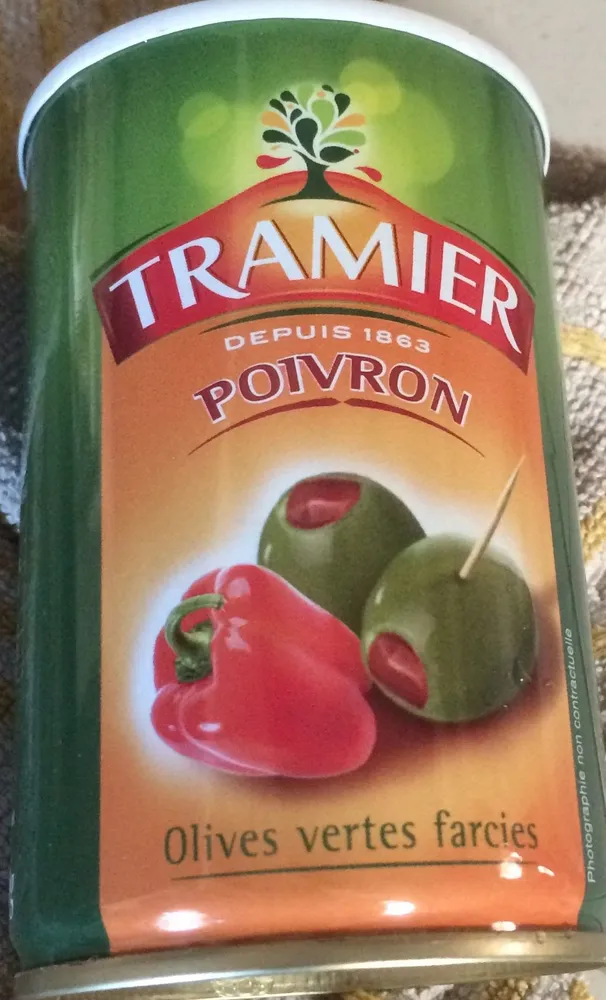 Olives Tramier Farcies aux poivrons